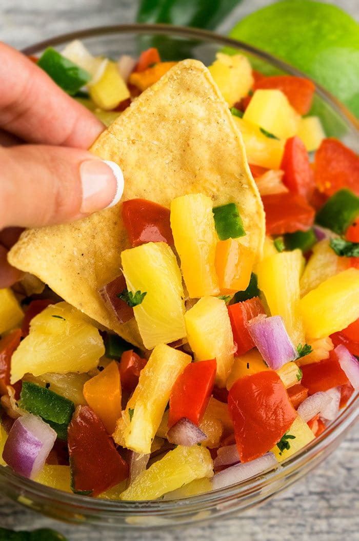 Pineapple Salsa One Bowl One Pot Recipes