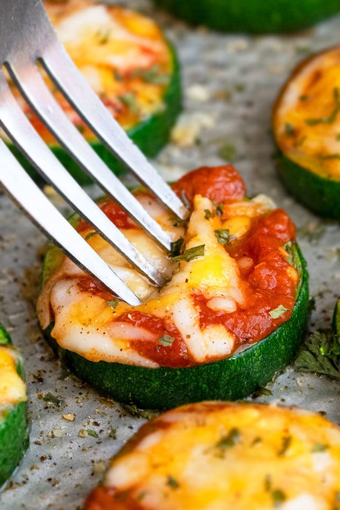 Healthy Zucchini Pizza Bites (Low Carb Recipe)