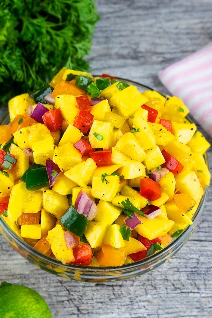 Mango Salsa (One Bowl) | One Pot Recipes