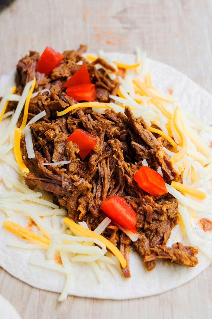 Shredded Barbacoa Beef Filling