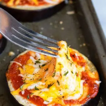 Easy Eggplant Pizza Recipe (One Pan Meal)