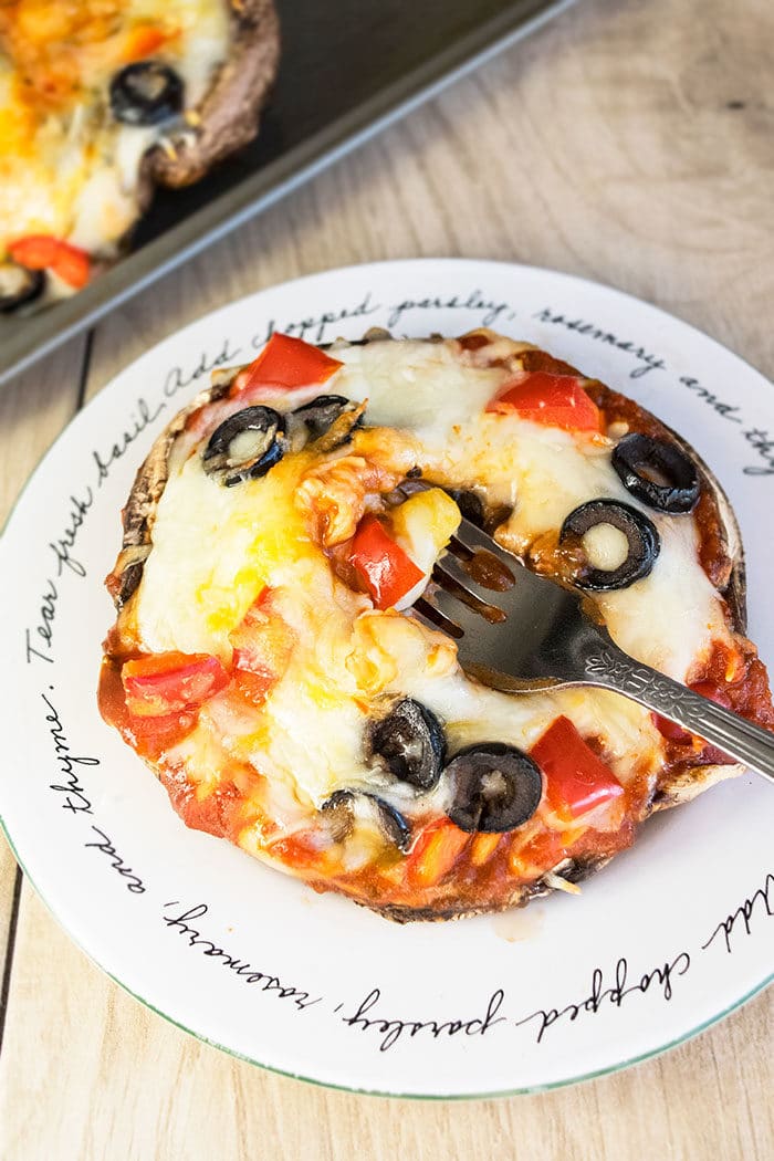 Portobello Mushroom Pizza (One Pan) | One Pot Recipes