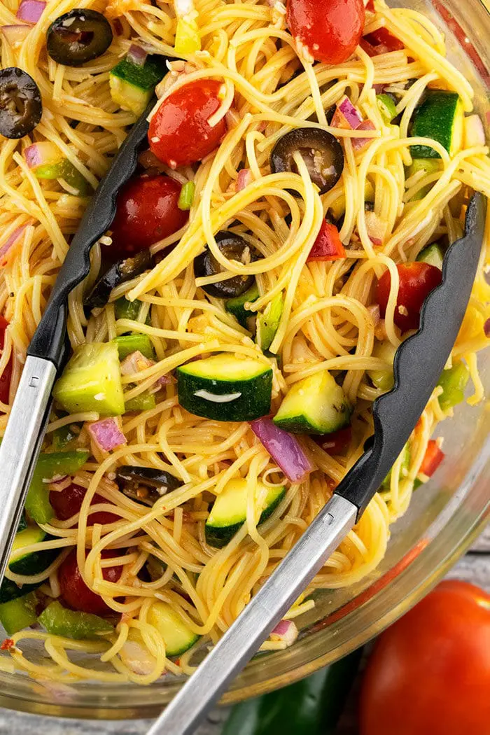 Italian Spaghetti Pasta Salad Recipe