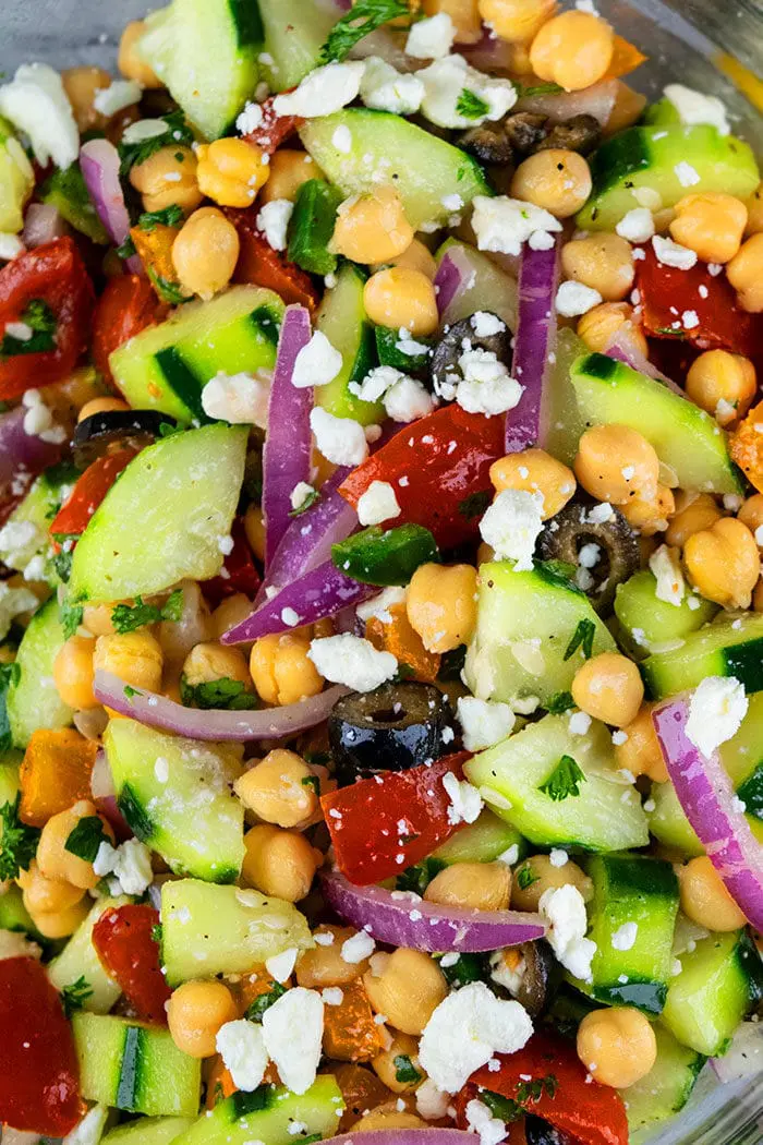 Greek Chickpea Salad