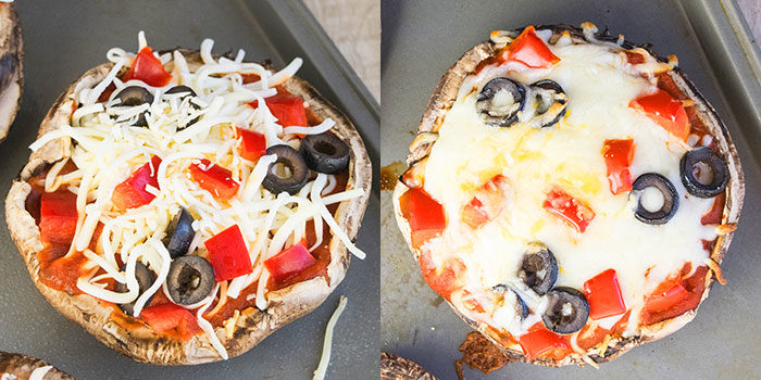 Step By Step Instructions for Portobello Mushroom Pizza