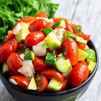 Easy Cucumber Tomato Salad Recipe