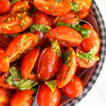 Easy Marinated Tomatoes Recipe