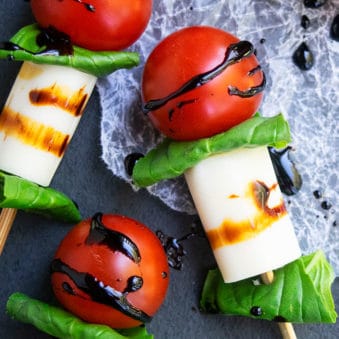 Easy Mini Caprese Skewers Recipe