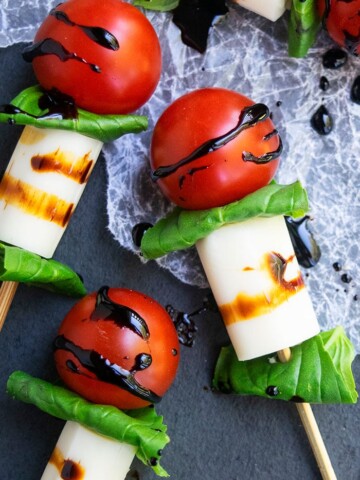 Easy Mini Caprese Skewers Recipe