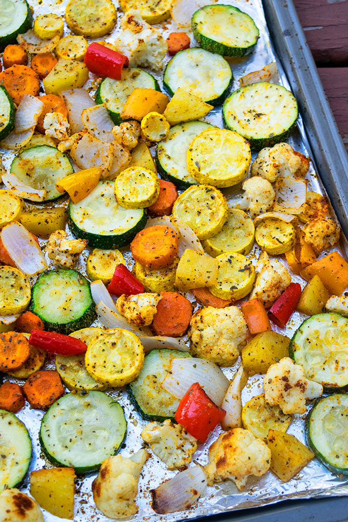 Oven Roasted Vegetables (One Pan) One Pot Recipes