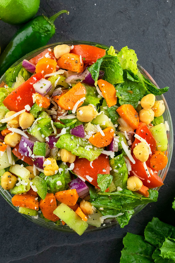 The Easiest Way To Make Chopped Salad At Home 