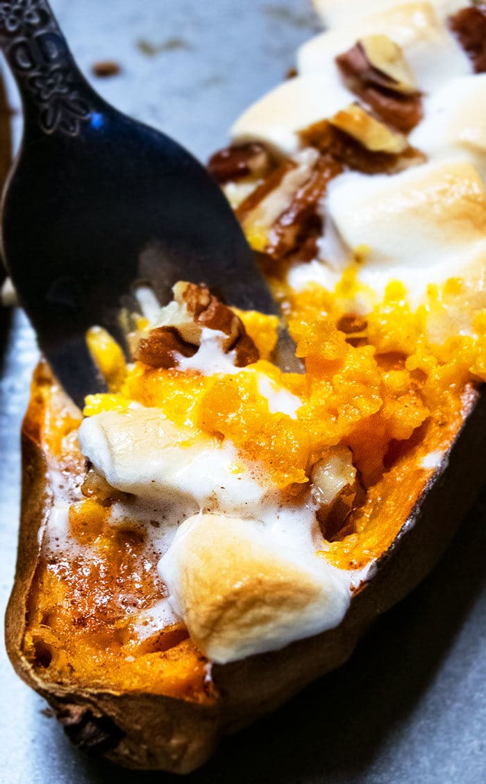 Twice Baked Sweet Potatoes Recipe