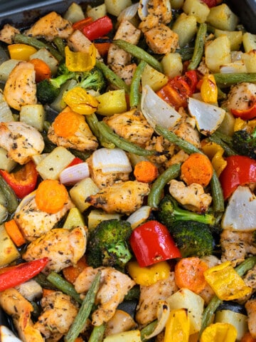 Oven Roasted Chicken and Vegetables Recipe