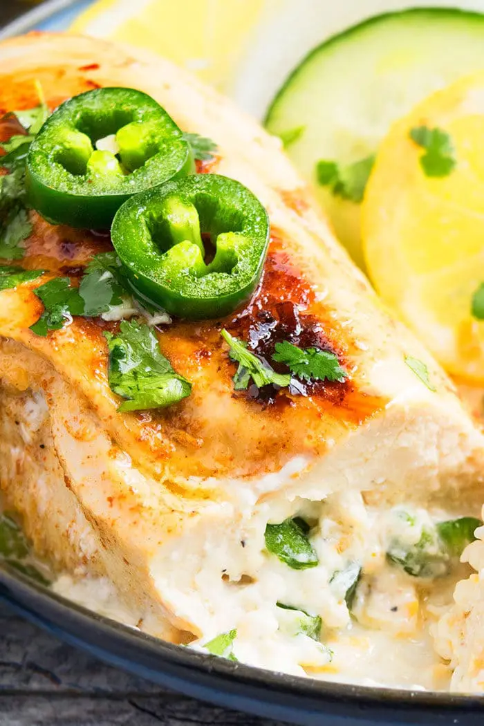 Easy Jalapeno Popper Stuffed Chicken Recipe