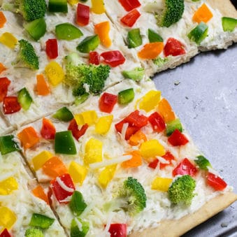 Crescent Roll Veggie Pizza Recipe