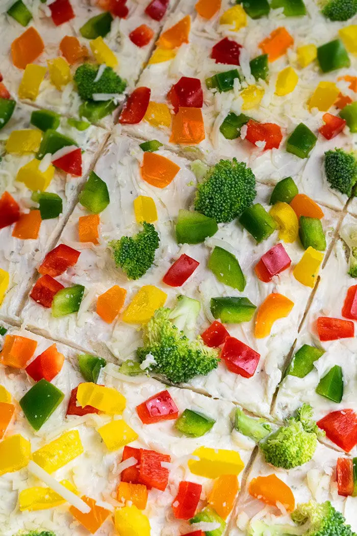 Cold Veggie Pizza