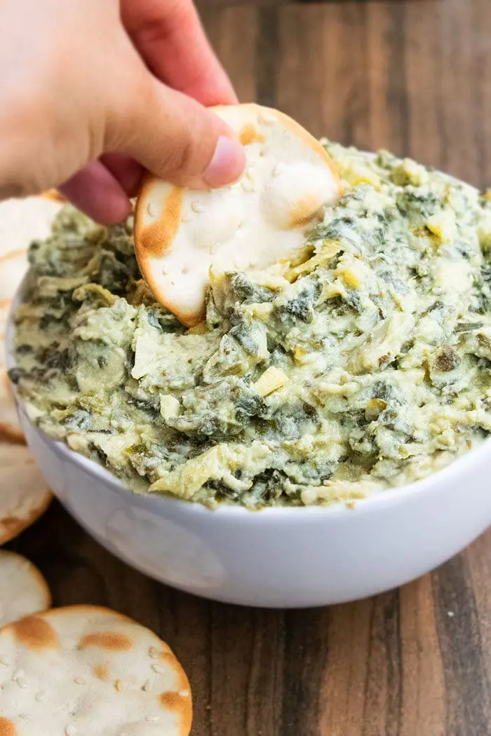 Easy Spinach Artichoke Dip