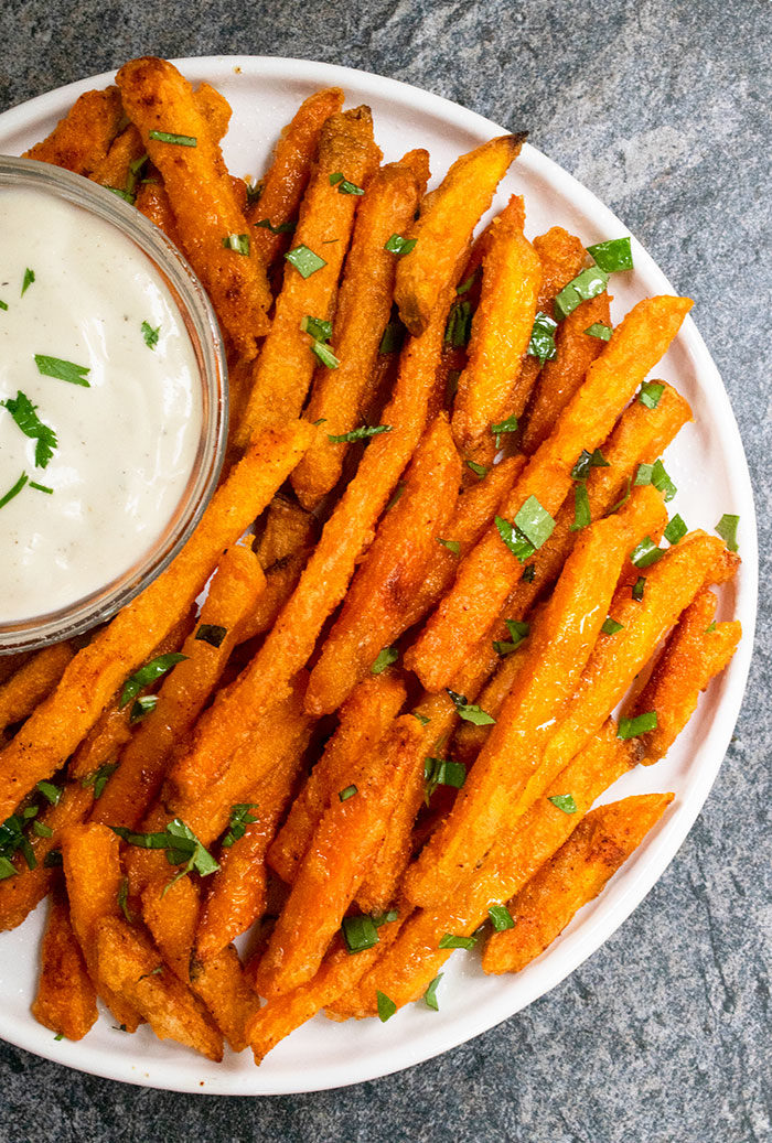 Baked Sweet Potato Fries (One Pan) | One Pot Recipes