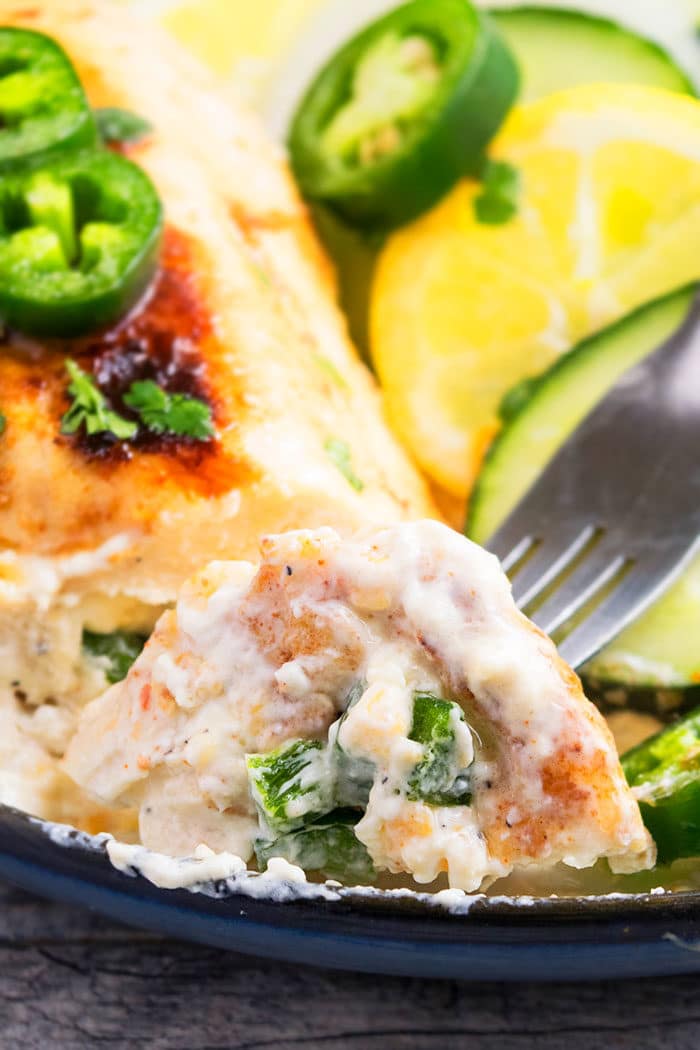 Mexican Cheese Stuffed Chicken Breast