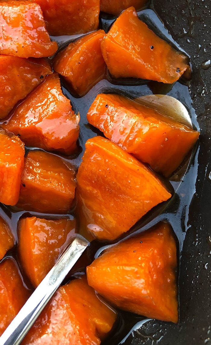 Candied Sweet Potatoes (One Pot) - MYTAEMIN