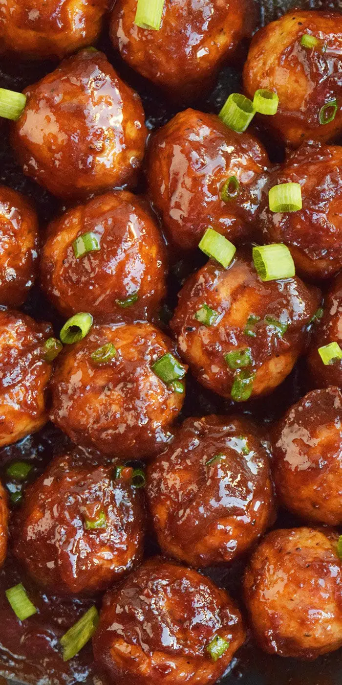 Sweet and Spicy Cocktail Meatballs with Coca Cola