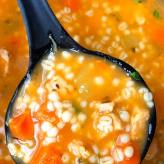 One Pot Chicken Barley Soup Recipe