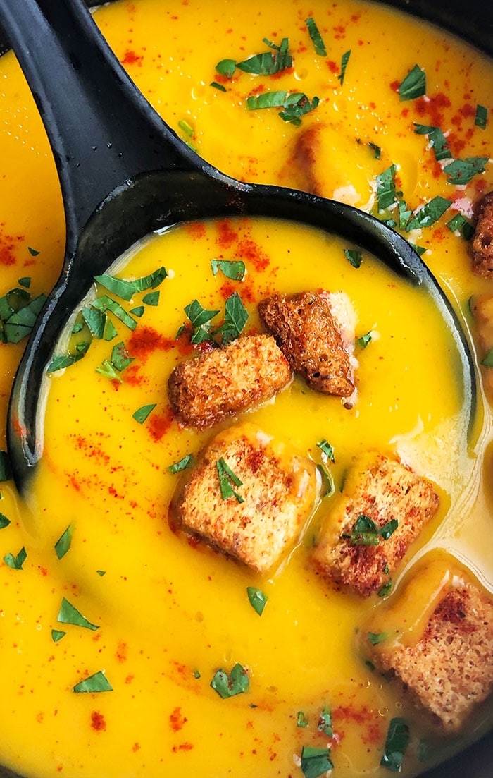 One Pot Sweet Potato Soup-image