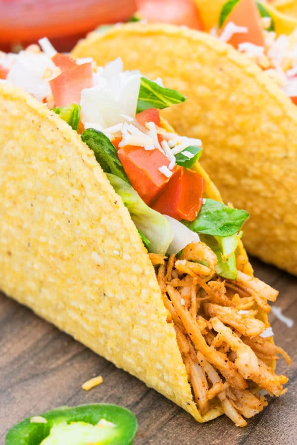 Shredded Chicken Tacos (One Pot) One Pot Recipes