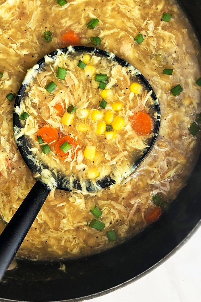 Chinese Corn Chicken Soup - Cooking For My Soul