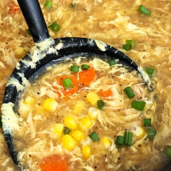 Chinese Corn Chicken Soup - Cooking For My Soul