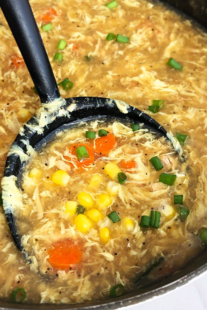 Chinese Corn Chicken Soup - Cooking For My Soul