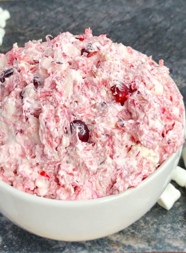 Creamy Cranberry Salad (Cranberry Fluff) | One Pot Recipes
