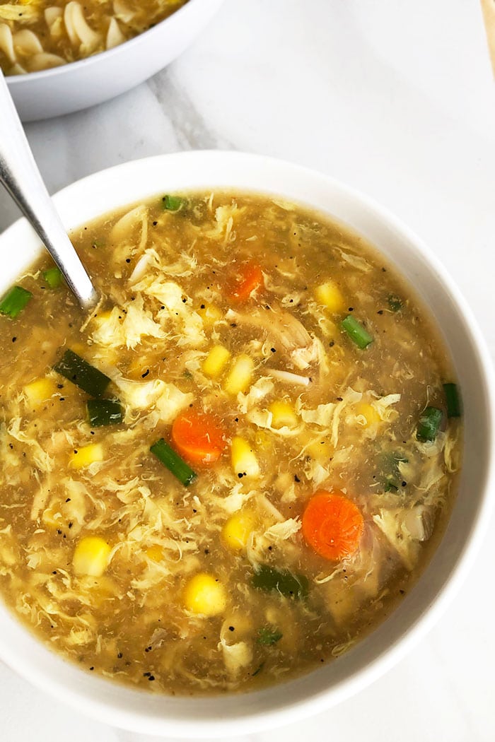 Chicken Corn Soup (One Pot) | One Pot Recipes