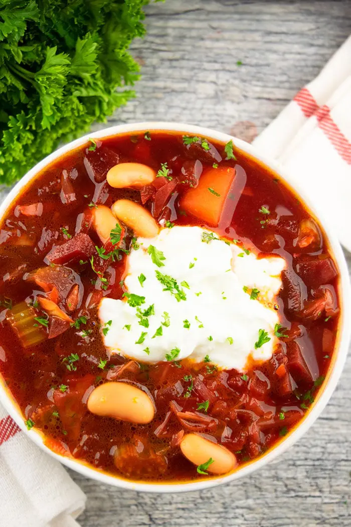 Best Vegetarian Borscht