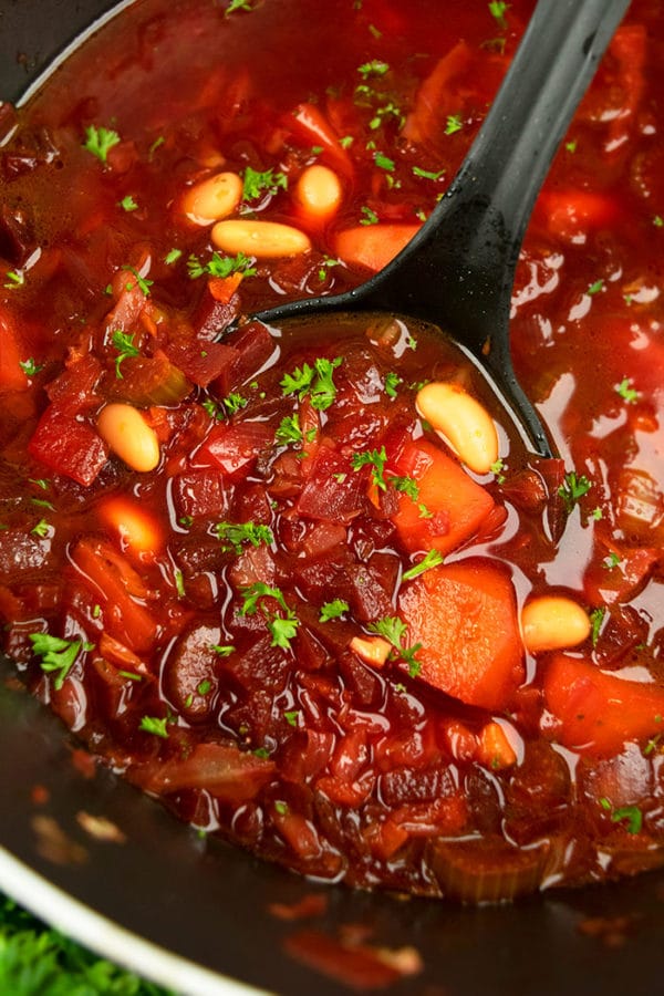 Beet Borscht Soup (One Pot) | One Pot Recipes