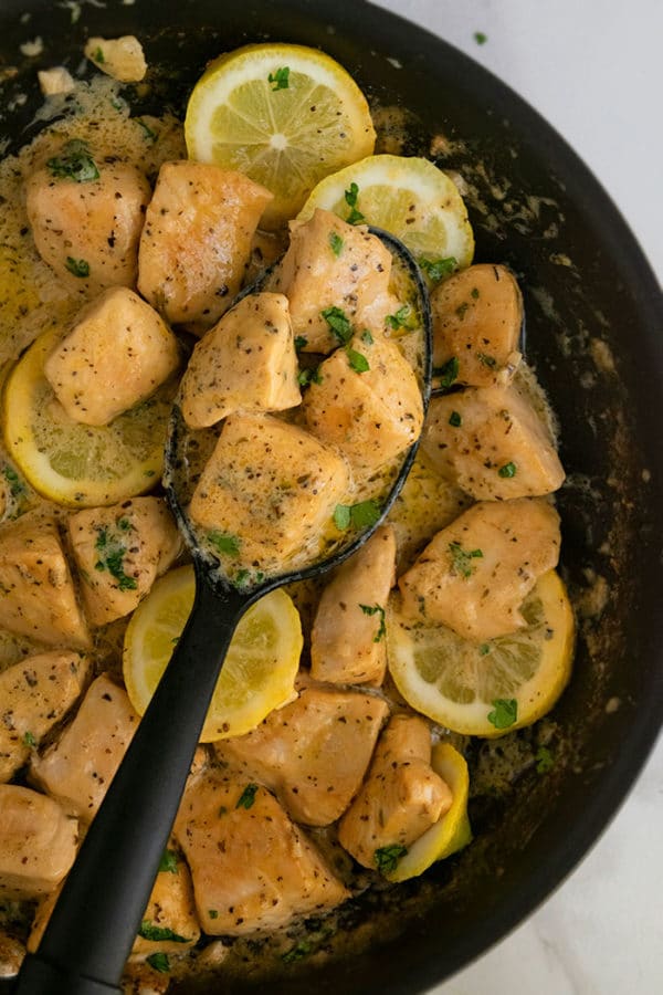 Creamy Lemon Garlic Chicken (One Pot) | One Pot Recipes