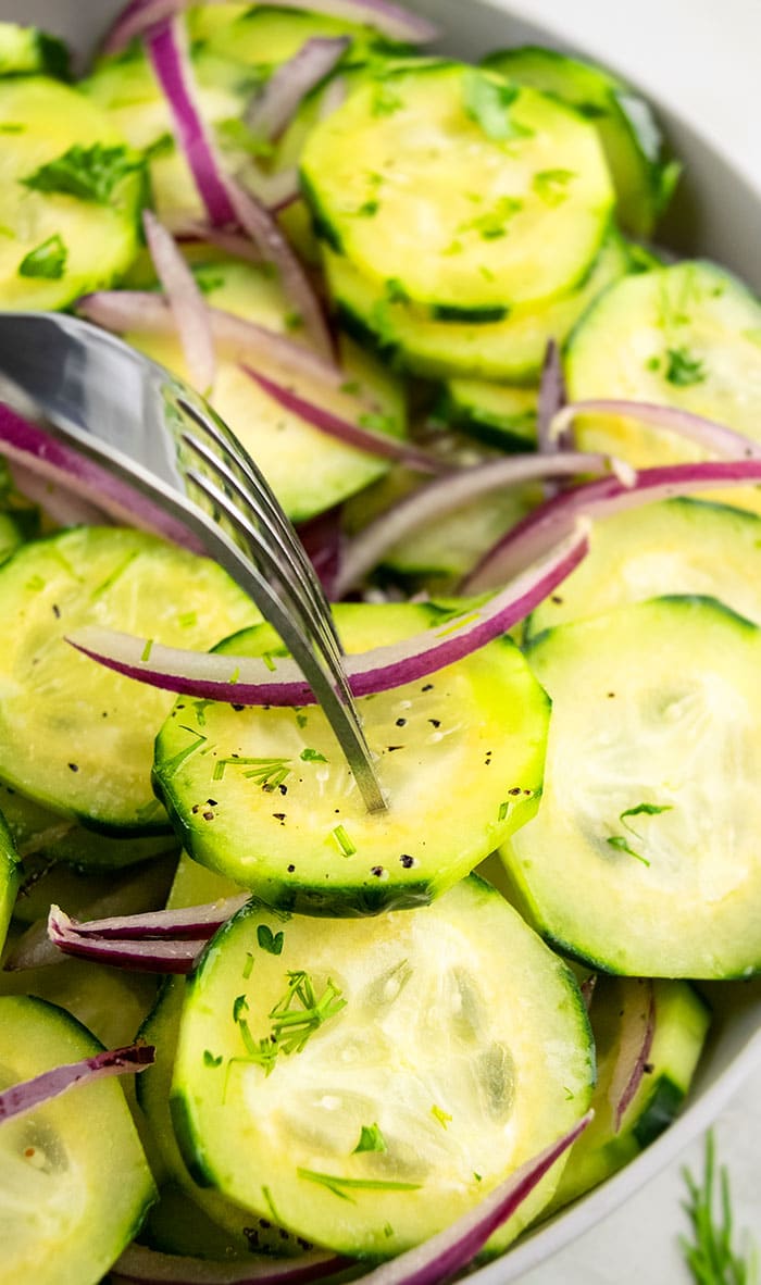 Best Cucumber and Onion Salad