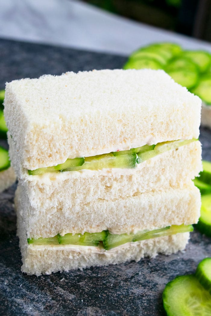 Homemade Cucumber Tea Sandwiches