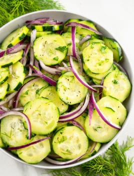 Easy Cucumber Onion Salad Recipe