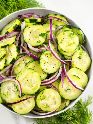 Easy Cucumber Onion Salad Recipe