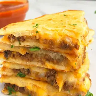 Easy Ground Beef Quesadilla Recipe