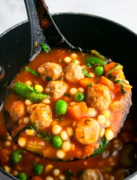 Easy Italian Meatball Soup Recipe