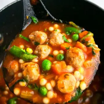 Easy Italian Meatball Soup Recipe