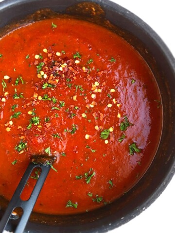 Spicy Arrabbiata Sauce Recipe in a Pot