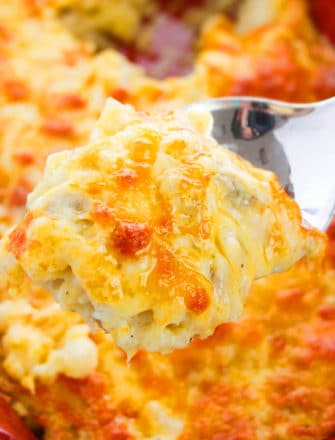 Spoonful of Cheesy Hashbrown Casserole