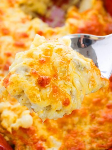 Spoonful of Cheesy Hashbrown Casserole