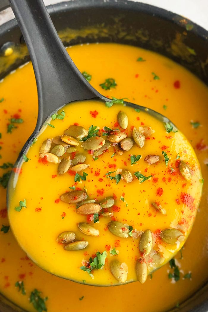 Large Spoonful of Best Butternut Squash Soup