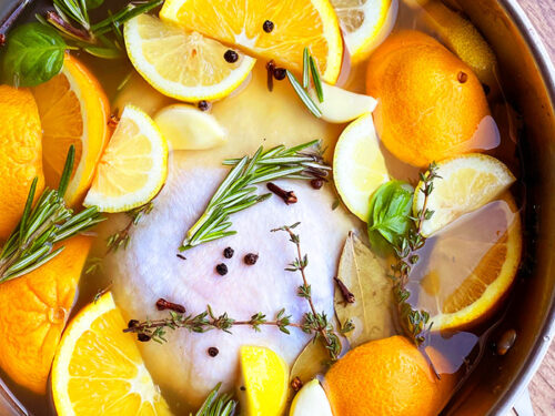 Orange, Cinnamon & Rosemary Turkey Brine Recipe