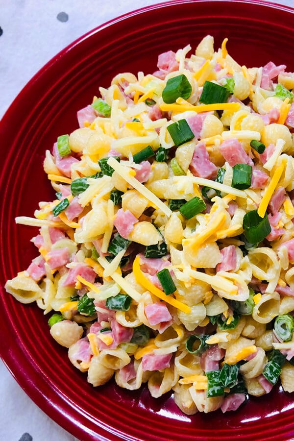 Ham Pasta Salad (One Bowl) | One Pot Recipes