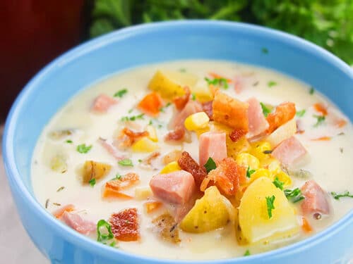 Instant pot ham potato best sale corn chowder